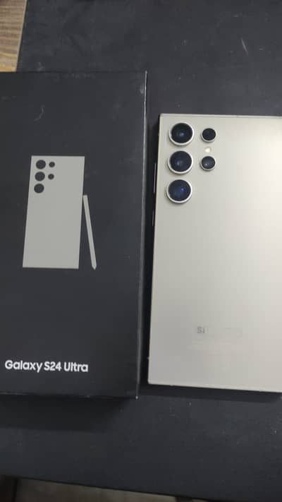 S24 Ultra Official PTA approves 256 GB Titanium Gold with Box