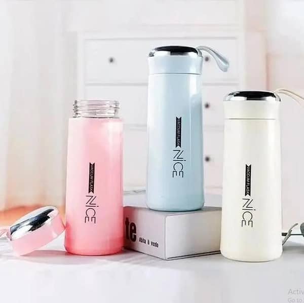 Premium NICE 400ml Glass Water Bottle