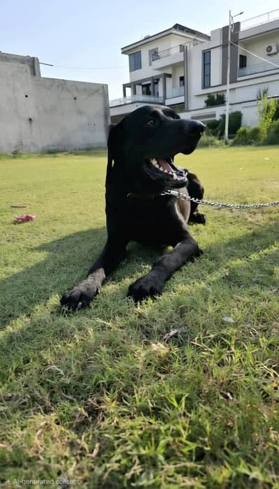 full balck labrador male doge for sell