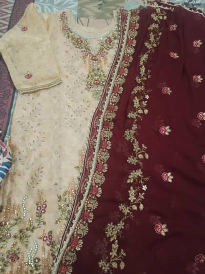 Heavy embroidered Shalwar Kameez best for weddings