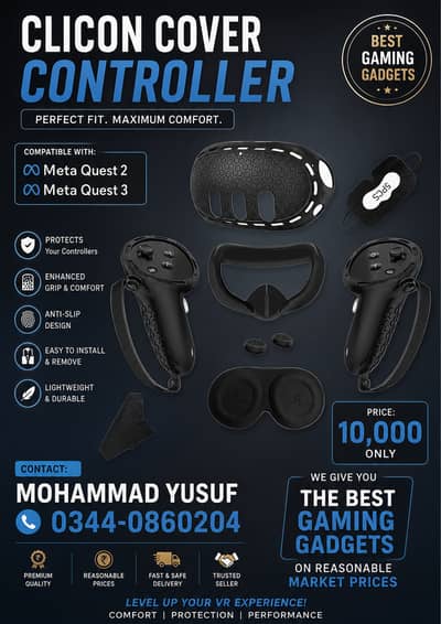 CLICON Cover Controller for Meta Quest 2 & Meta Quest 3