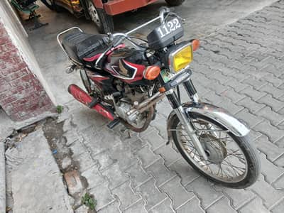 CG125 2016 model black colour for