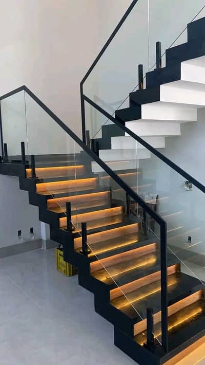 Glass terrace/Glass Stair Grill/Laminated Glass/Aluminium Windows