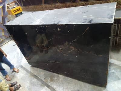 wood counter