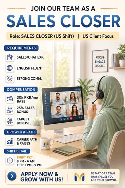Sales Closer - Night Shift