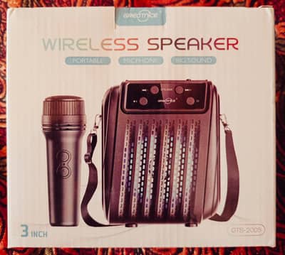 wireless Bluetooth portable speaker with mic  karakao