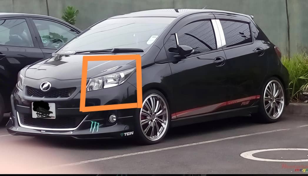 vitz 2014 model eyebrows 0