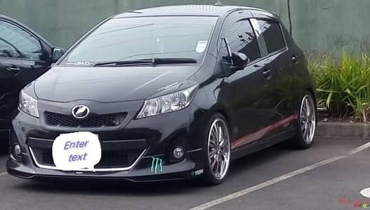 vitz 2014 model eyebrows