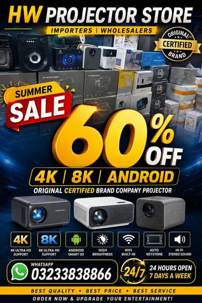 4k projector Full hd multimedia Projector smart projector mini