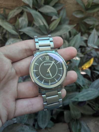 Rado Florence Style Men's Quartz Watch (Black Dial) - Only Rs. 1,999