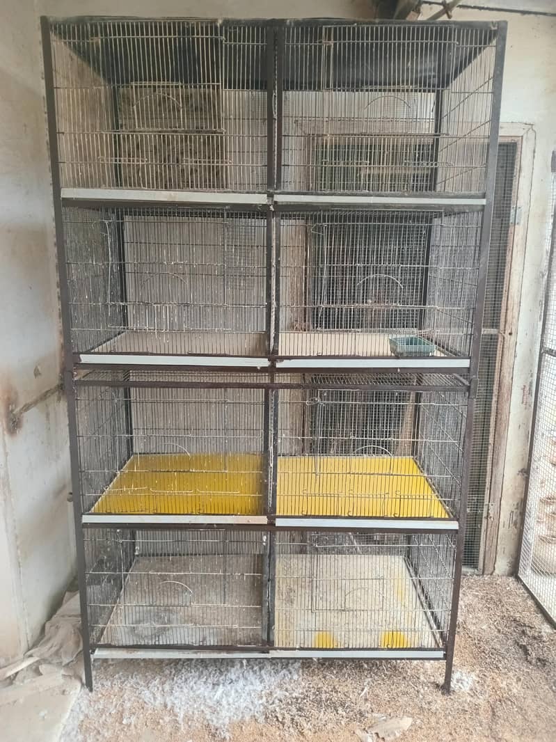 8 portion angle iron cage 0