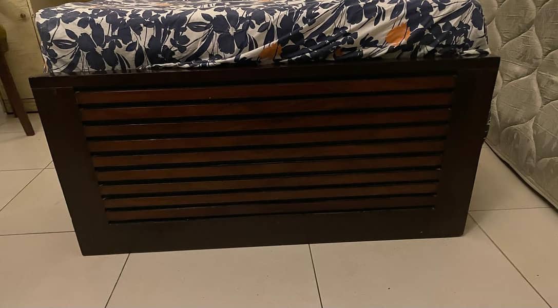 Single Bed with Side Table 1