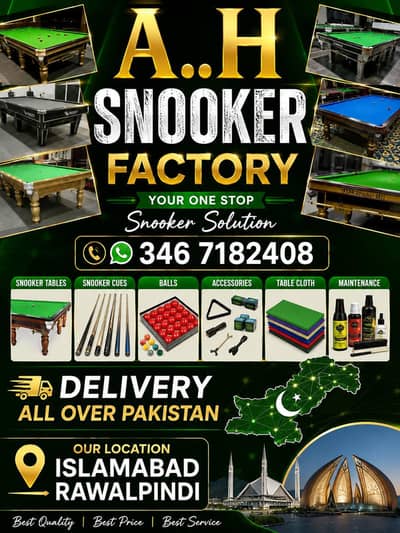 Snooker Table|Pool Tables|Air Hockey|Soccer Table|Carrom Board|Table