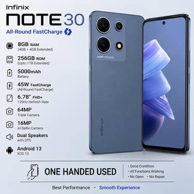 INFINIX NOT 30 10/10 CONDITION