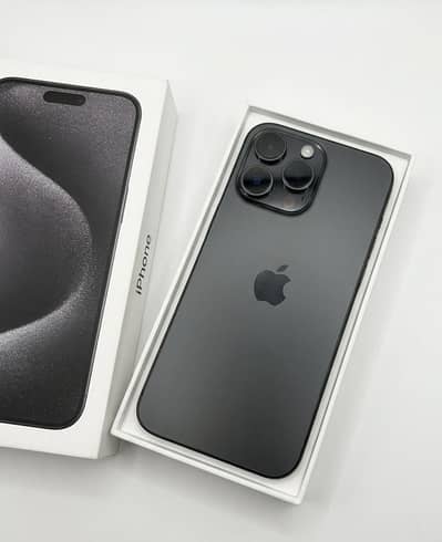 Iphone 15 pro max 256gb with box 10 by 10