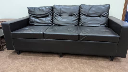 Leather Sofa Set