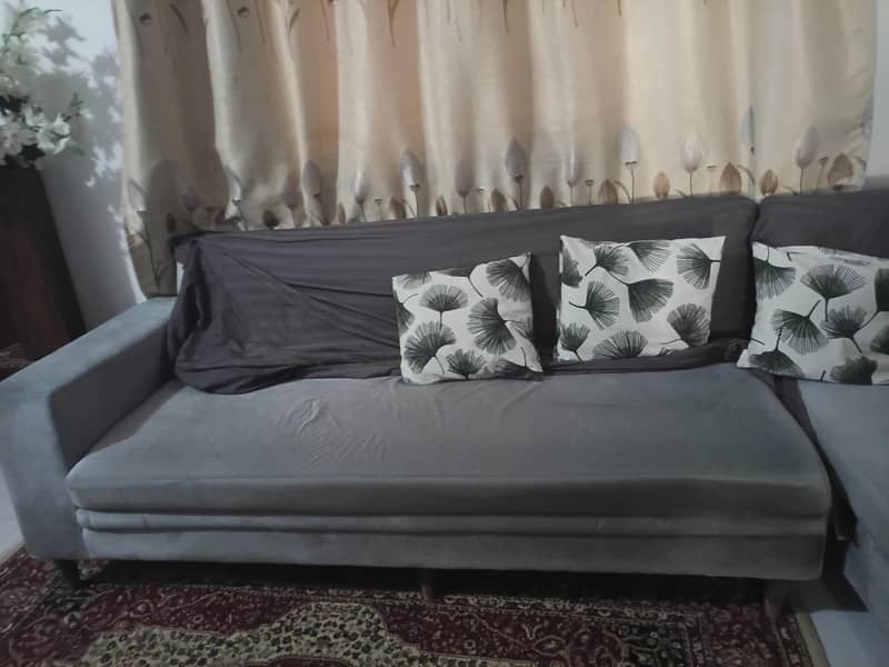 used l shape sofa . . 2