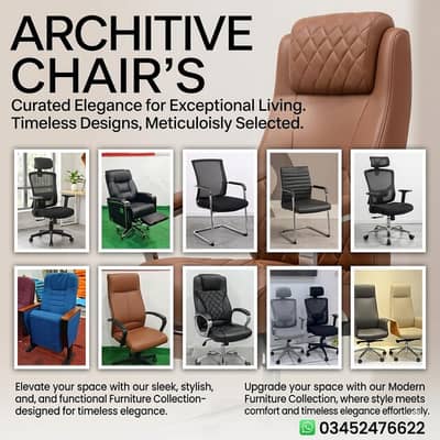 Executive Chairs - Office Chairs - Revolving Chairs - Staff Chairs.