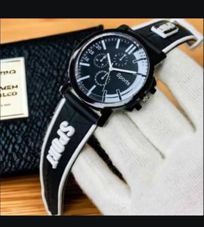 Brand men watch | black blue and yellow multiple colors