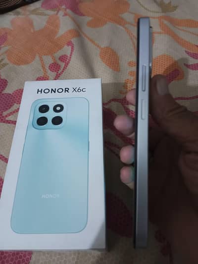 Honor x6c 6+6=12/128 GB dual SIM official PTA approved with box
