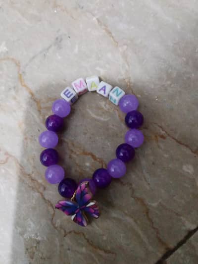 Bracelet made up of beads