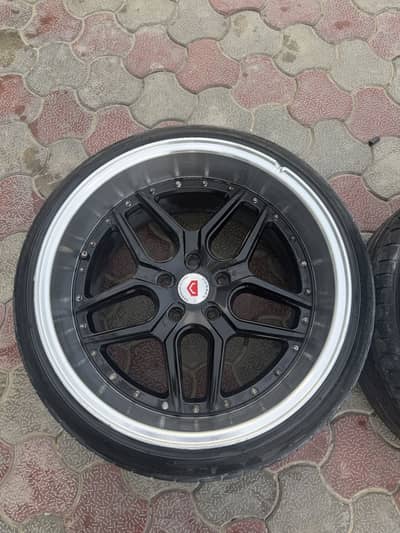 RIMS FOR SALE WITH LOW PROFILE TYRE