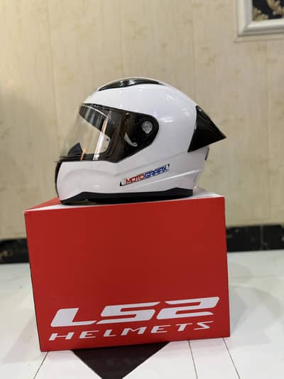 LS2 Rapid 2 pearl white size small 55-56cm