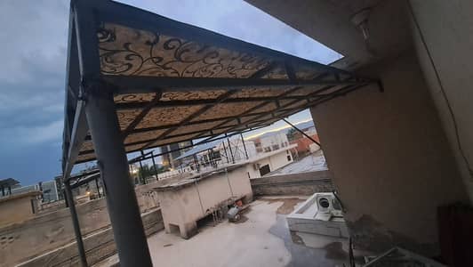 Solid Iron & Fiber Roof Shed | Terrace Canopy | Heavy Duty Outdoor