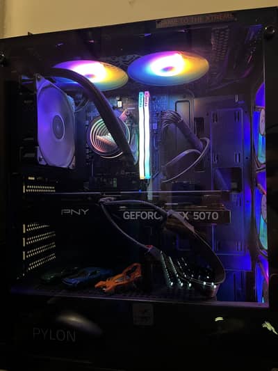 Ryzen 5 7500f with rtx 5070 and 32 gb ddr5 ram gaming PC