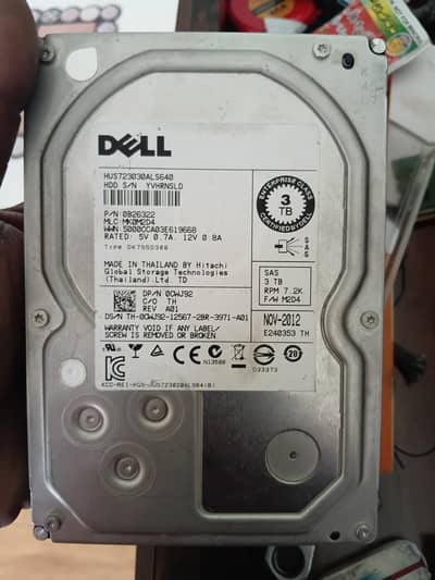 3 TB SAS  HDD Original DELL
