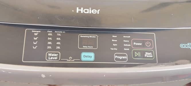 Brand Haier capacity 8.5 condition used