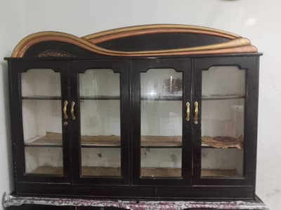 best quality wood showcase