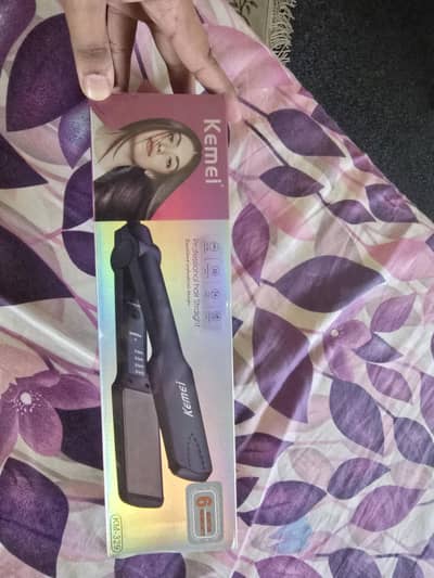 Brand New Kemei KM-329 Professional Hair Straightener – Box Packed