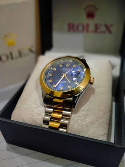 Rolex Steel Strap Watch
