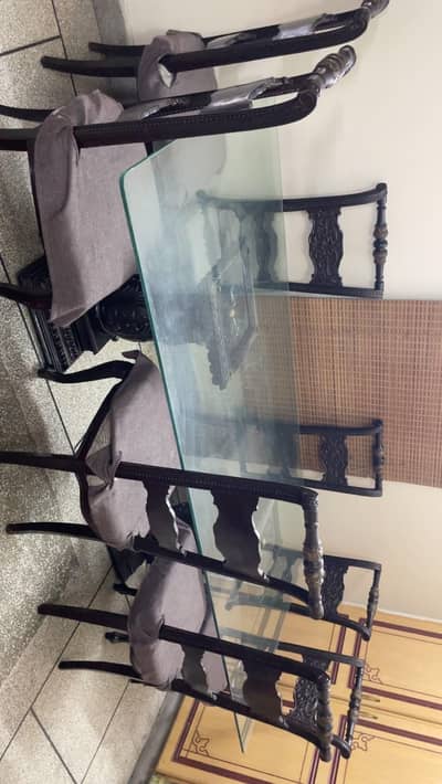 dining table with chair