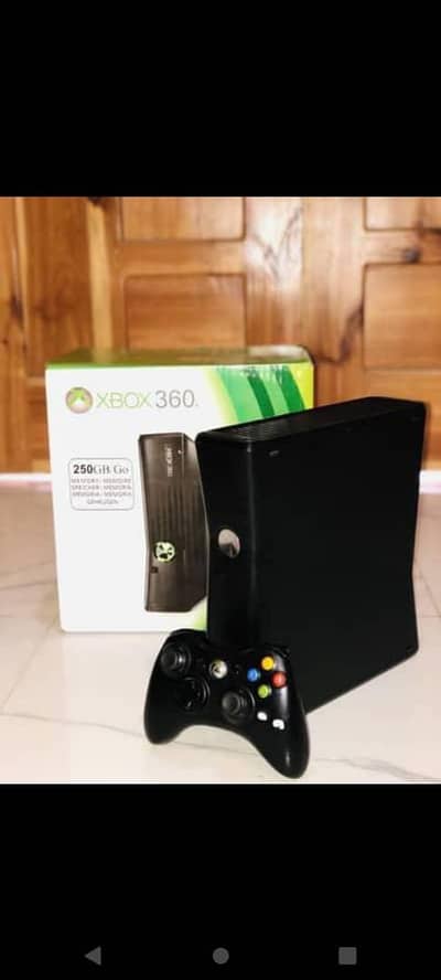 Xbox slim 360 (250gb) Black color