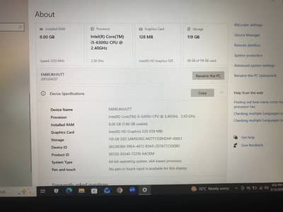Lenovo Thinkpad i5 gen 6
