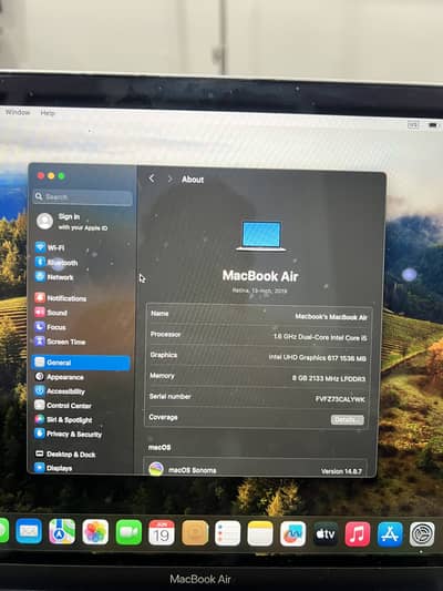 Macbook Air 2019