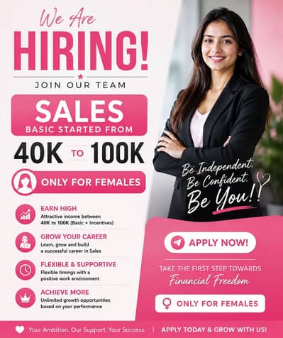 We are hiring sales girls join our team