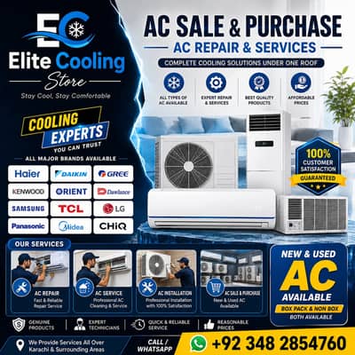 Dawlance 1.25 Ton Inverter & 1 Ton AC for Sale | Excellent Condition