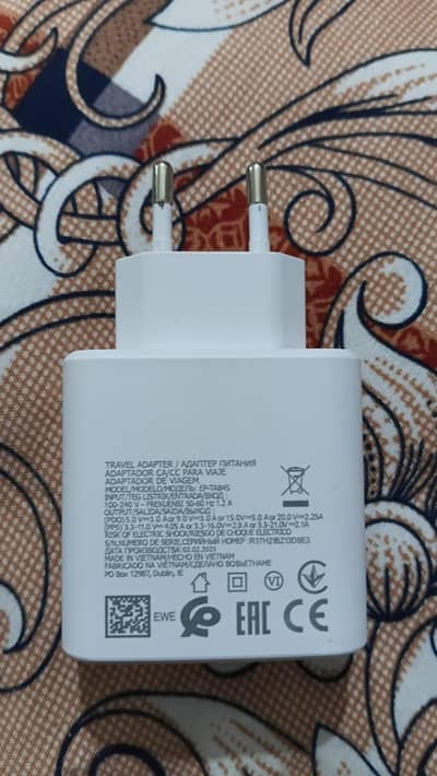 original Samsung 45w superfast charger made in Vietnam