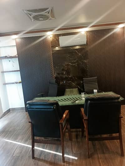 JAMI COMMERCIAL VIP LAVISH FURNISHED OFFICE FOR RENT WITH LIFT WITH SOLAR PANELS