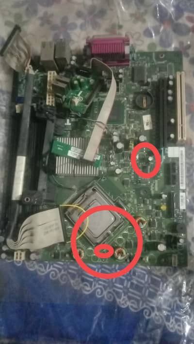 core 2 duo free motherboard and processor power supply