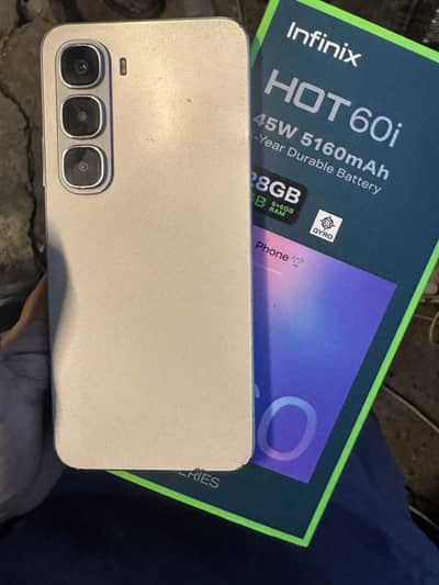 Infinix Hot 60i - PTA OFFICIAL APROVED - 8+8 - 128gb -