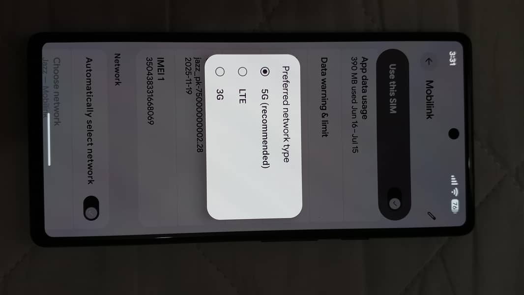 Google Pixel 6a 7