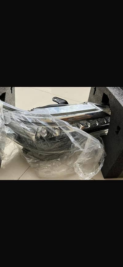 Fortuner sigma head lights and back lights with trd bumpers