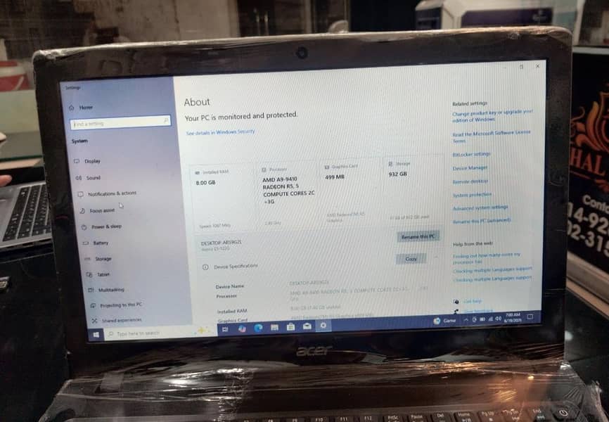 Acer- AMD Laptop 3