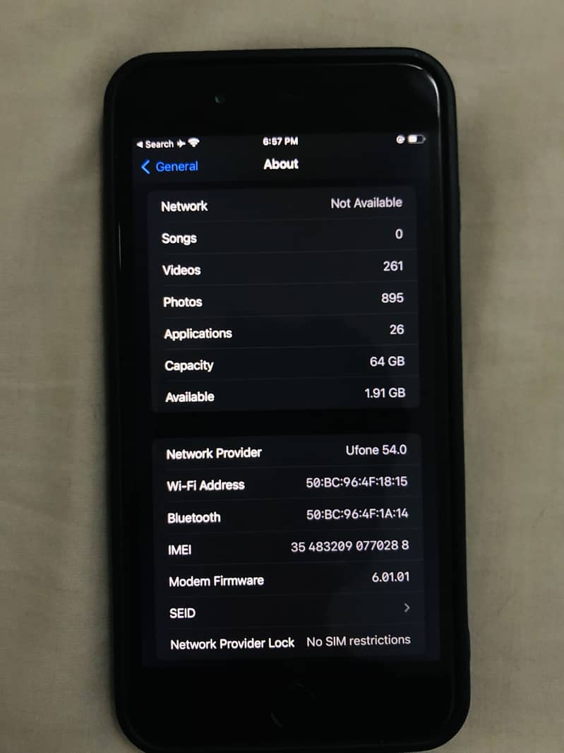 Apple iPhone 8 Plus sim work 7
