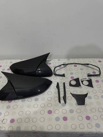 Honda Civic Carbon Fibre Steering Set & Batman Cover