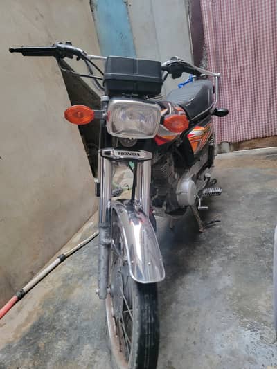 Honda CG-125 2022 Model Hyderabad Number All OK